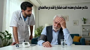 علائم هشداردهنده افت فشار یا قند در سالمندان