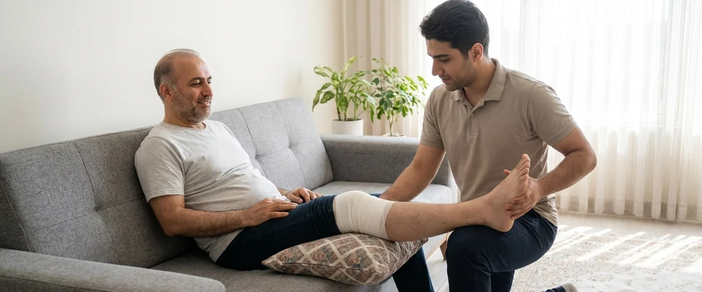 فیزیوتراپی در منزل