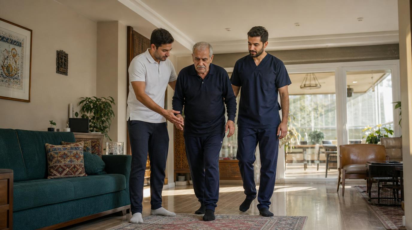 پرستار و فیزیوتراپیست در منزل