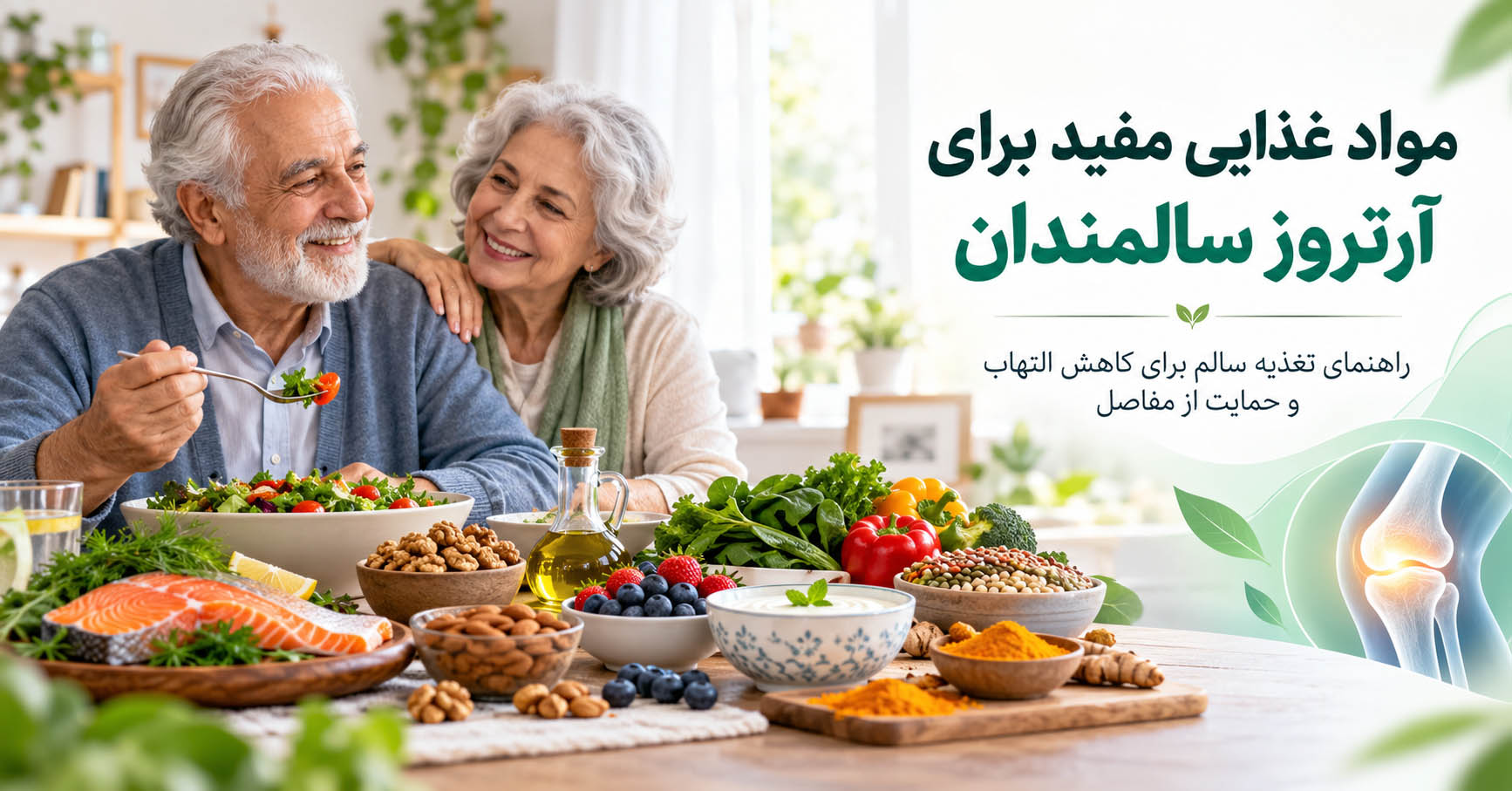 مواد غذایی مفید برای آرتروز سالمندان